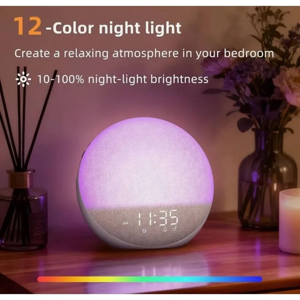 ODOKEE H03 Sunrise Alarm Clock And Sound Machine